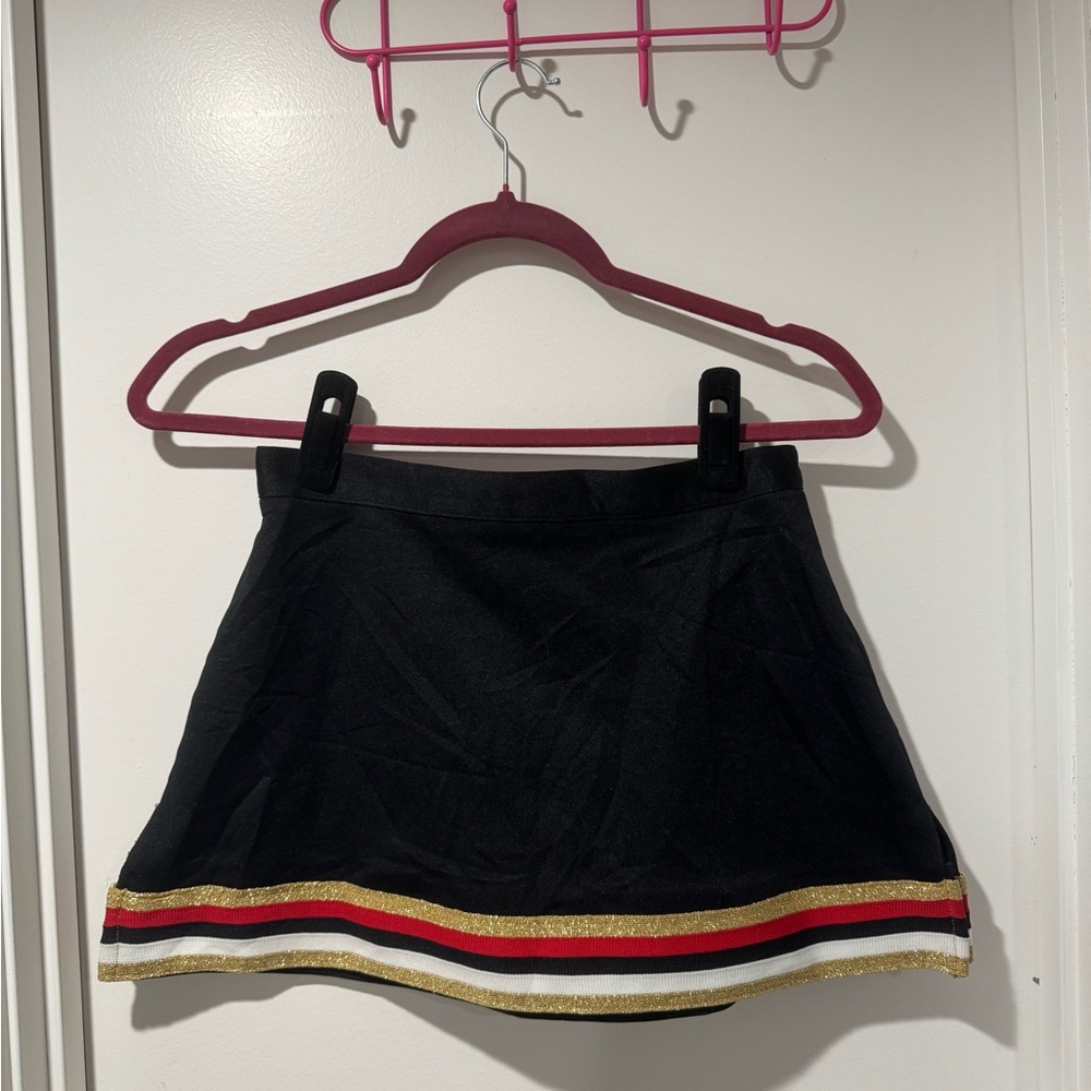 UO Renewal Vintage Remade Miniskirt Striped Hem